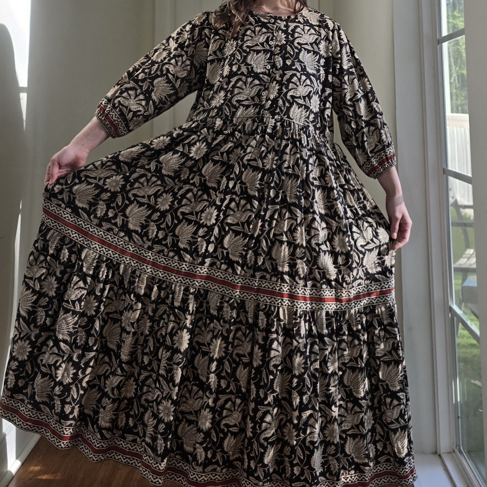 Handmade Cotton Dress XL